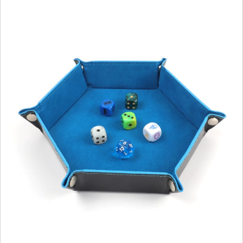 Hexagonal Velvet Dice Trays