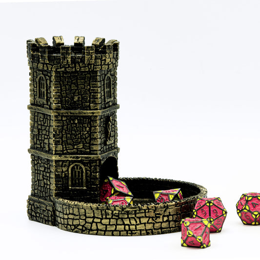 Resin Castle Dice Tower for TTRPG